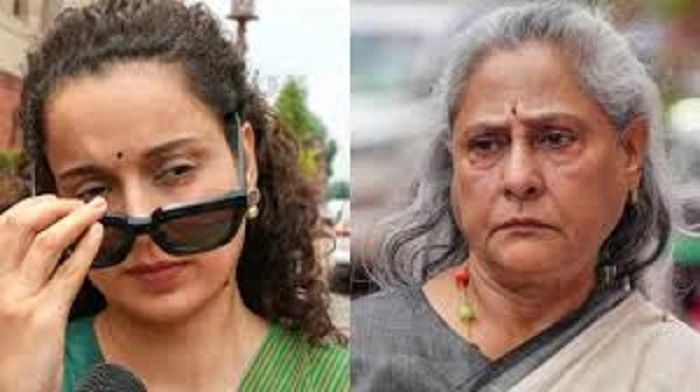 ওর মাথার টুপিটি দেখতে পুরো মোরগের ঝুঁটির মতো, জয়া বচ্চনকে বললেন কঙ্গনা